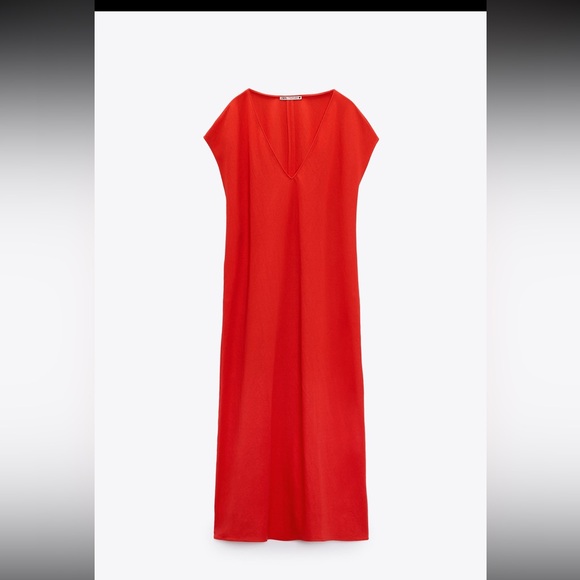 Zara limited edition V neck tunic dress - Picture 2 of 2